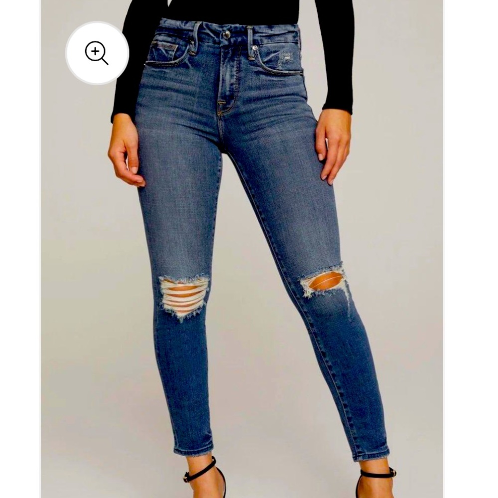 Good American Jeans Good Legs Crop skinny jeans NWT Size 2/27 inseam